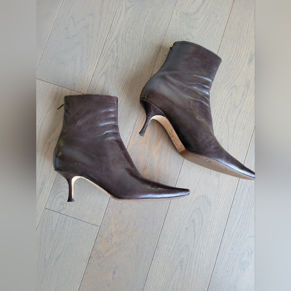Jimmy Choo back zip booties Size 39